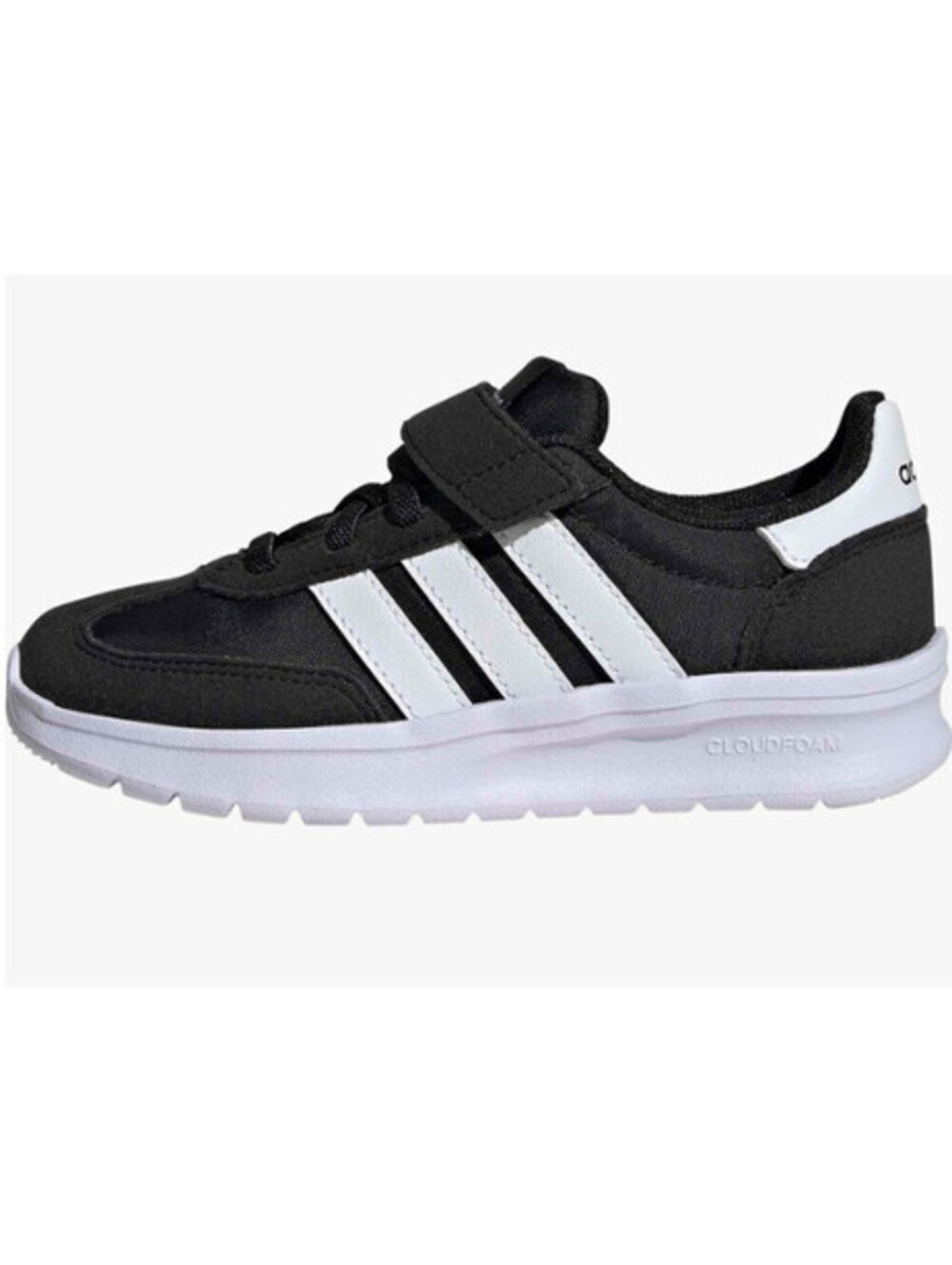 Adidas Unisex-Kids Run 70s 2.0 Elastic Lace Sportswear, Black/White/Gum Size 12
